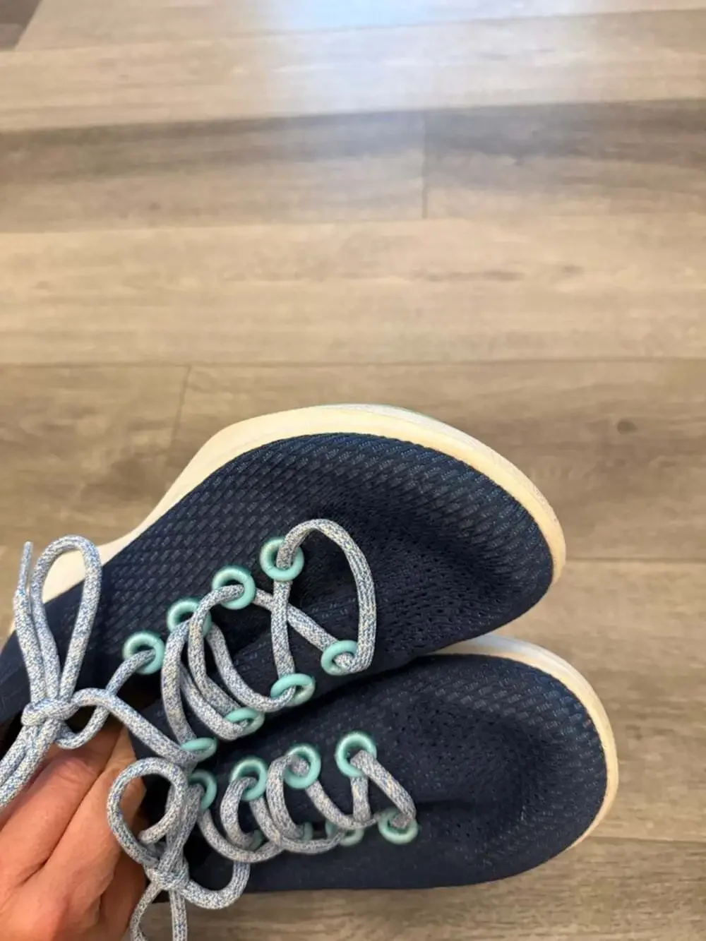 All birds blue sneakers running shoes size 9